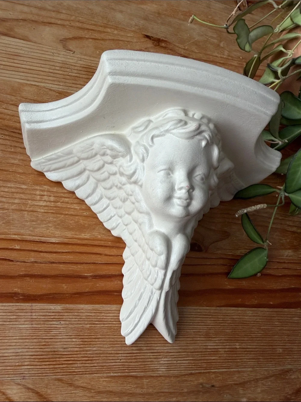Vintage Cherub Wall Corbel Shelf Accent